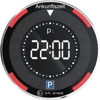 Miraval elektronische Parkscheibe Digitale Solar-Parkscheibe