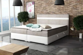 Boxspringbett Schlafzimmerbett DAWID 200x200cm inkl.Bettkasten