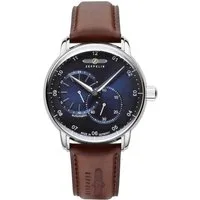 ZEPPELIN Automatikuhr New Captain´s Line 8662-3, Mechanische Uhr, Armbanduhr, Herrenuhr, Lederarmband, Made in Germany