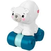Krabbelspaß Eisbär zum Hinterherkrabbeln, Aktivitätskrabbelspielzeug für Babys, Elektrohaustier
