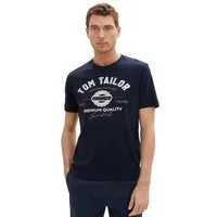 TOM TAILOR T-Shirt mit großem Logofrontprint