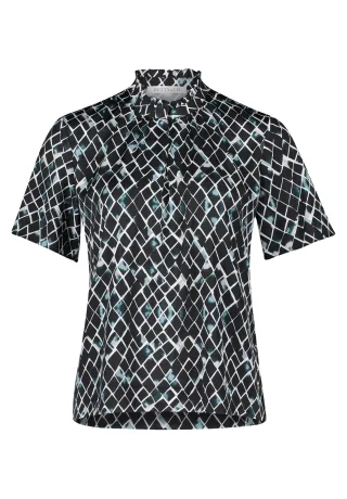 Betty & Co - Schlupfbluse mint/black - Gr. - 38