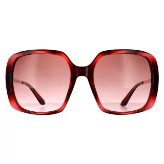 Devinez les lunettes de soleil Gu7780 74t Tortoise rose rose dégradé