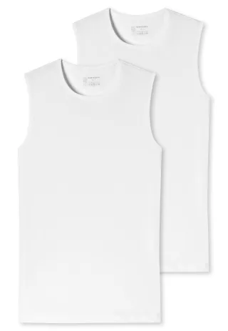 SCHIESSER - 2PACK Tank Top weiss - Gr. - 8