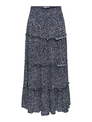 ONLY - ONLFERNANDA LIFE LAYRED LONG SKIRT NOOS Night Sky - Gr. - XL