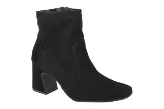 Paul Green Damen Stiefeletten 8040-00x Schwarz elegant mit Blockabsatz