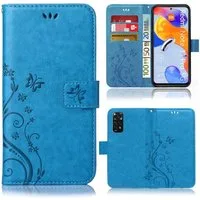 Numerva Handyhülle Bookstyle Flower für Xiaomi Redmi Note 11 Pro 5G, Handy Tasche Schutzhülle Klapphülle Flip Cover mit Blumenmuster