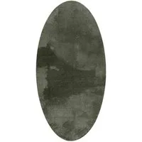 vidaXL Teppich Bereichsteppiche Oval HUARTE Waldgrün 80 x 150 cm, Oval