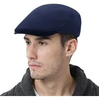 Zaewry Flat Cap Schirmmütze Herren Schiebermütze Driving Cabbie
