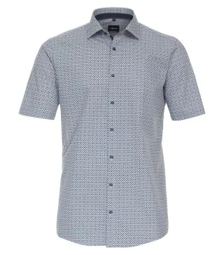 VENTI - Businesshemd Kurzarm blau - Gr. - 48