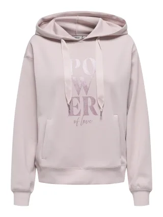 ONLY - ONLALINA L/S HOOD SWT Burnished Lilac - Gr. - L