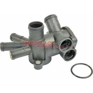 Metzger K?hlmittelflansch + Dichtung VW Derby Golf Jetta Polo 1,3