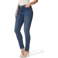 STOOKER WOMEN Slim-fit-Jeans Florenz Damen Stretch Jeans -MEDIUM BLUE- Slim fit