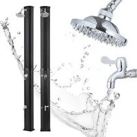 Strattore Solardusche Dusche Gartendusche Sunny in Schwarz