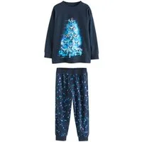 Next Pyjama Weihnachtlicher Single Pyjama (2 tlg)