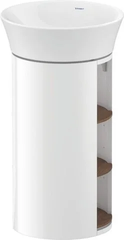 Duravit White Tulip Waschtischunterbau bodenstehend Amerikanischer Nussbaum & Weiß Matt & Hochglanz  WT423907785