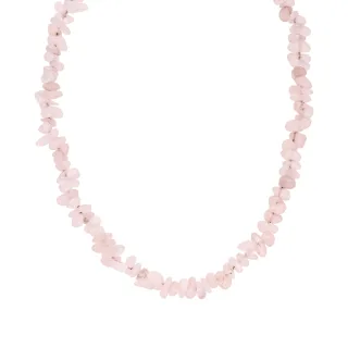 PURELEI Rosenquarz Kette