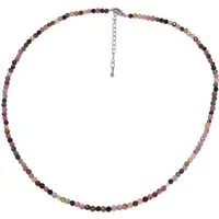 Firetti Collier Schmuck Geschenk Halsschmuck Halskette Farbstein Edelstein Turmalin, Made in Germany - mit Turmalin