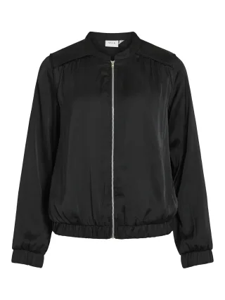 VILA - VINELA BOMBER JACKET black - Gr. - 34