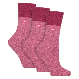 3er-Pack Damen Thermosocken Warme Winter Crew-Socken mit gebrushtem Innenfutter
