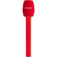 Interview Micro , Mikrofon rot, Handadapter für Rode Wireless Sendemodule