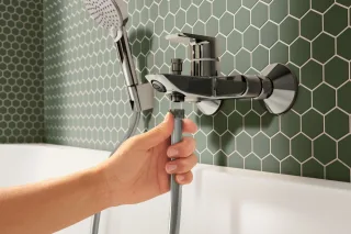 Hansgrohe Wannenmischer Aufputz Neovis Q chrom,71481000 71481000