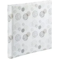 Hama Fotoalbum Jumbo Album "Graphic", 30x30 cm, 80 weiße Seiten, Dots