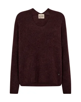 MOS MOSH - MMThora V-Neck Knit - Gr. - XL