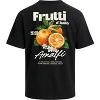 Neverless Oversize-Shirt Herren T-Shirt - Frutti d'italia - Oversized Relaxed Fit Sommer mit Print