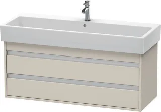 Duravit Ketho Waschtischunterbau wandhängend Taupe Matt 1150x440x480 mm - KT663909191 KT663909191