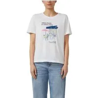 s.Oliver Kurzarmshirt Sommershirt mit Frontprint