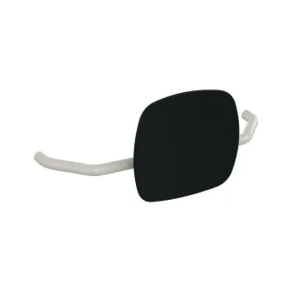 Hewi 801 Rückenstütze 801.51.907397 Wandabstand 230mm, Lehne tiefschwarz, lichtgrau