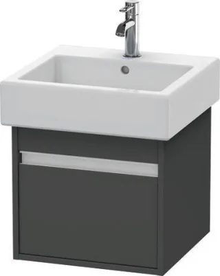 Duravit Ketho Waschtischunterbau wandhängend Graphit Matt 450x440x410 mm - KT668504949 KT668504949