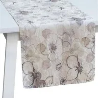 PICHLER Tischläufer Tischläufer Waterblossom Natur 50 x 150 cm