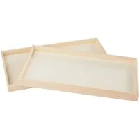 VBS Tablett Deco-Style, Holz, 40 x 20 cm 2er-Pack