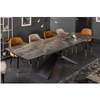 riess-ambiente Esstisch EUPHORIA 180-220-260cm taupe anthrazit - Keramik made in Italy (Einzelartikel, 1-St), 3 Auszugsstufen für bis zu 12 Personen – ideal für Dein Esszimmer