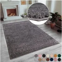 OTTO home Hochflor-Teppich Viva Shaggy, in Standard- und Premium-Qualität, 30 mm oder 45 mm Höhe, rechteckig, Uni Farben, einfarbig, weich, kuschelig, Läufer, Kundenliebling