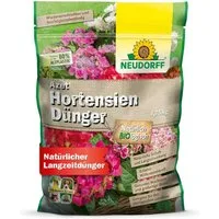 Neudorff Pflanzendünger Azet HortensienDünger 1,75 kg, Sofort- und 100 Tagen Langzeitwirkung, für farbintensive, prächtige Blüten im Garten sowie Kübeln vor der Haustür