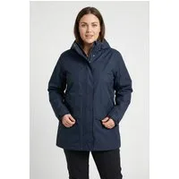 Maier Sports Allwetterjacke Da-Jacke mTEX Brocken Long W mit Kapuze, wärmeisolierend, po-bedeckend, hinten länger geschnitten
