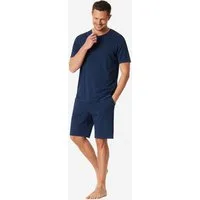 Schiesser Schlafanzug Modern Bonded (2 tlg) Schlafanzug, Pyjama Set, Nachtwäsche