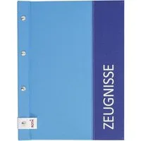 Roth Organisationsmappe Zeugnismappe A4 Blue 12 Einlagen