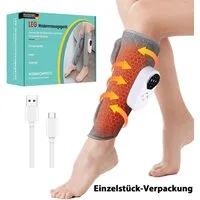 FOSMET Massagegerät Wadenmassagegerät,Luftkompression Massage,Beinmassagegerät mit Heizung, Verstellbares Beinmassagegerät mit Wärmefunktion für Entspannung und Komfort, Massagegerät Beine,Fußmassagegerät,Luftkompression Massage mit Heizung, 3 Modi/3