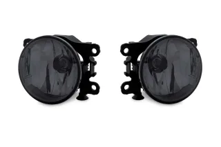 2x Nebelscheinwerfer NSW Schwarz Smoke H16 Birnen SET Links + Rechts für Renault