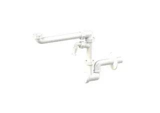 Dallmer Waschtisch-Möbel-Siphon 137/1, 1 1/4" x DN 40, 051028 051028