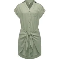 Ragwear Blusenkleid Bahaya stylisches Damen Sommerkleid mit Bindeband