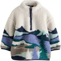 Next Fleecepullover Fleece mit Reißverschlussausschnitt (1-tlg)