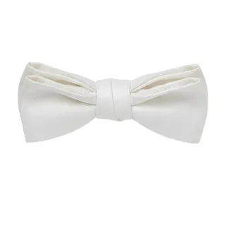 Off White - Fliege, Satin, Formell (Weiß)