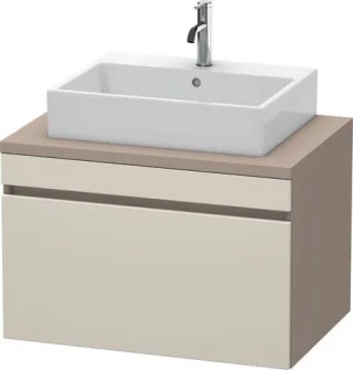 Duravit DuraStyle Konsolenwaschtischunterbau wandhängend Taupe & Basalt Matt 800x548x512 mm - DS5312 DS531209143
