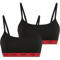 HUGO Bralette TWIN BRALETTE STRIPE (2-tlg) ungepolstert