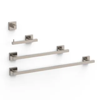 Tres Set bestehend aus 2 Handtuchhaltern + 1 Papierhalter ohne Deckel + 1 Haken , 09598101AC 09598101AC